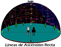 Líneas de Ascensión Recta Líneas de Ascensión Recta