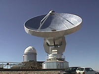 Radiotelescopio SEST en Observatorio La Silla